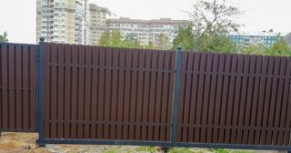 Купить распашные ворота из штакетника Чернушка, цена от 2809 руб.
