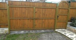 Купить распашные ворота деревянные Чернушка, цена от 2809 руб.